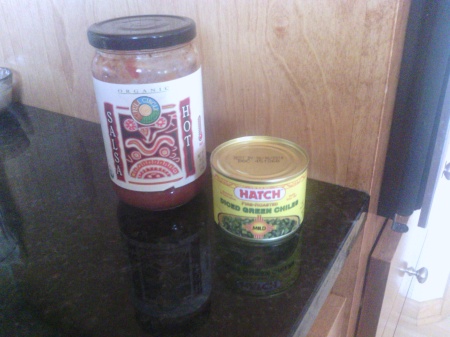 chile and salsa